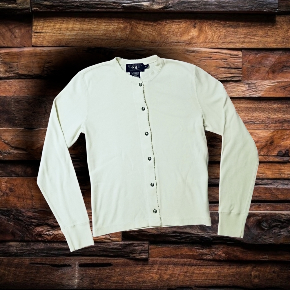 DOUBLE RL RALPH LAUREN RRL COTTON SHIRT/ JACKET- WOMEN'S SIZE MEDIUM